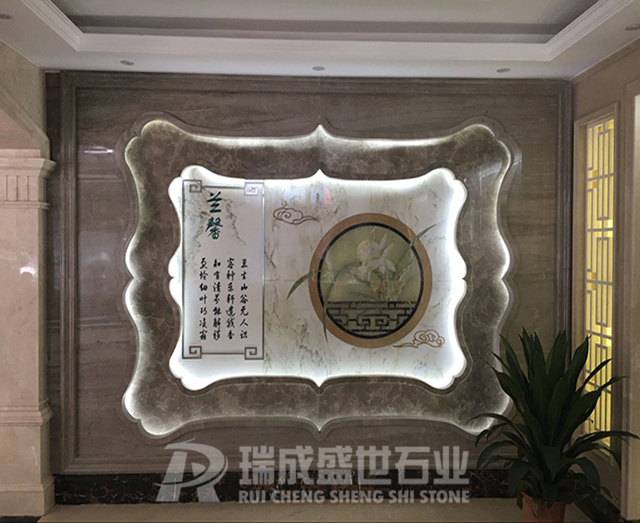 å¤©ç„¶çŽ‰çŸ³+å¤§ç†çŸ³é›•åˆ»èƒŒæ™¯å¢™